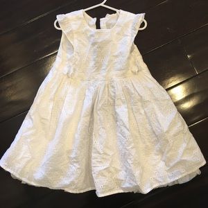 White eyelet dress